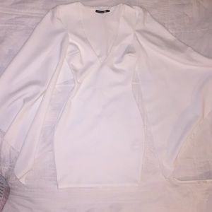 White short boohoo dress